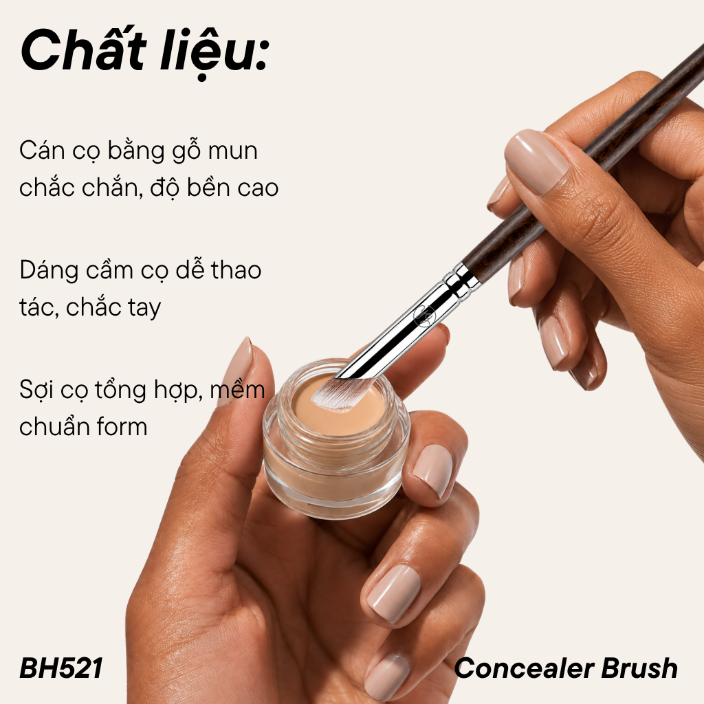 Cọ Che Khuyết Điểm BH Cosmetics Concealer Brush BH521